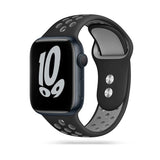 Tech-Protect Softband Apple Watch (42/44/SE/45/46/49mm) Rem - Sort / Grå