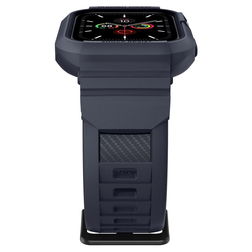 Apple Watch (44/SE/45) Spigen Rugged Armor Pro Deksel - Mørkegrå