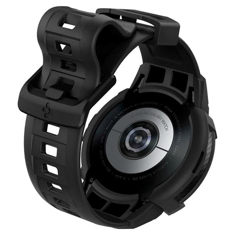 Samsung Galaxy Watch 4 Classic (46mm) SPIGEN Rugged Armor Pro Deksel - TPU Deksel inkl. Stropp - Matte Black