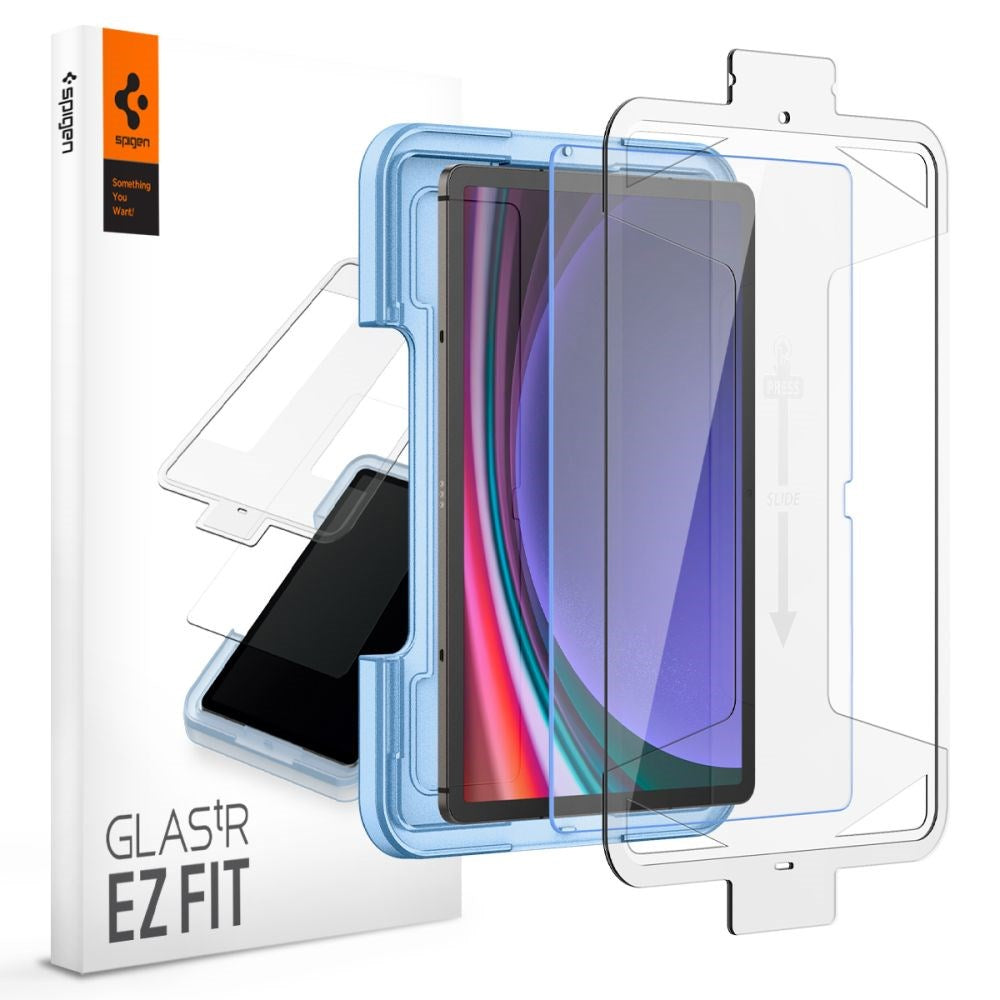 Samsung Galaxy Tab S9 Spigen EZ Fit Glas.tR Skjermbeskytter - Case Friendly - Gjennomsiktig