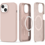 iPhone 15 Plus Tech-Protect Silikon Deksel - MagSafe Kompatibel - Candy Pink