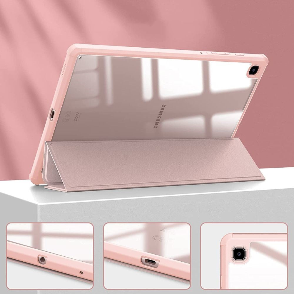 Samsung Galaxy Tab S6 Lite (2020-2024) Tech-Protect Smartcase Hybrid Tri-fold Deksel - Rosa