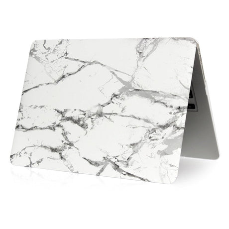 Macbook Air 11.6 Inch Marble Deksel - Grå/Hvit