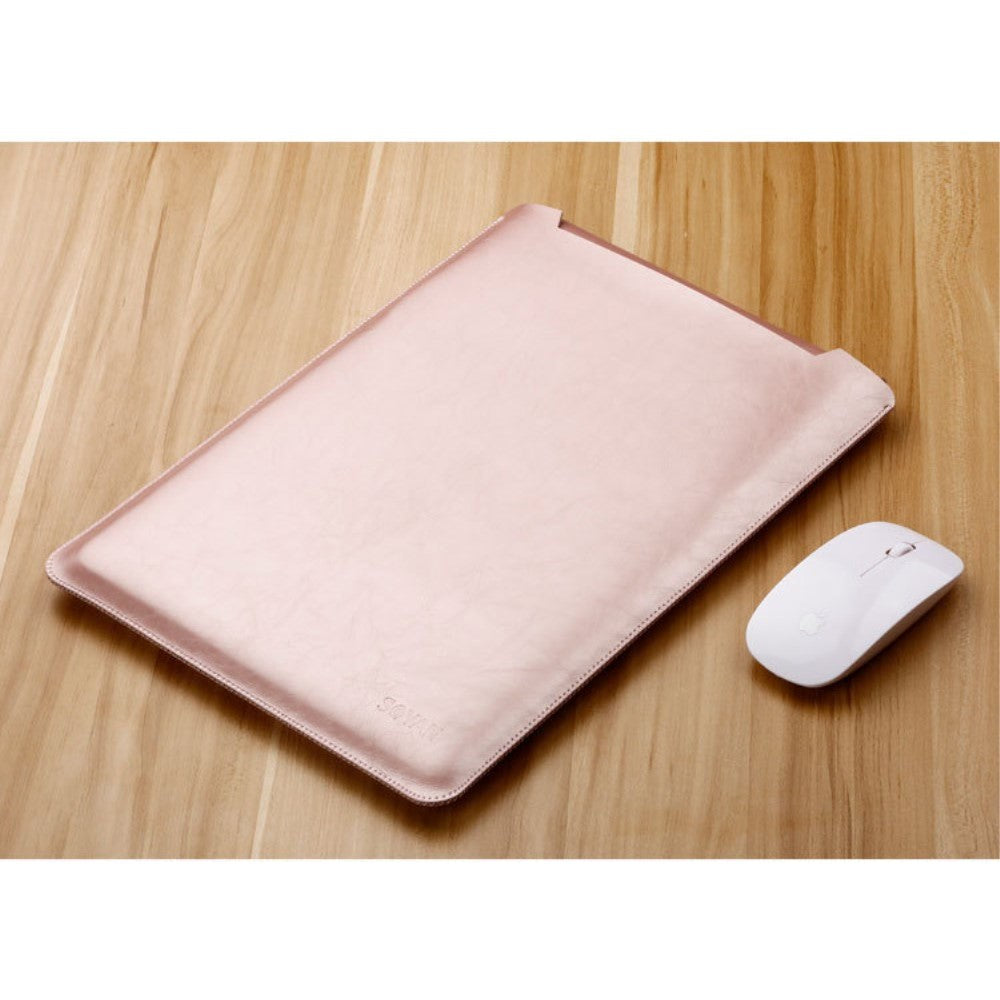 SOYAN MacBook / Laptop 13" Skinn Sleeve m. Musematte (33.5 x 22.5 cm) - Rose Gull