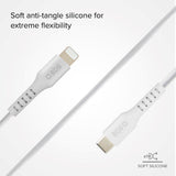 SBS USB-C til Lightning Kabel - 1 Meter - MFI - 20W (PD) - Hvit