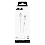 SBS USB-C til Lightning Kabel - 3 Meter - MFI - 480 Mbit/s - Hvit