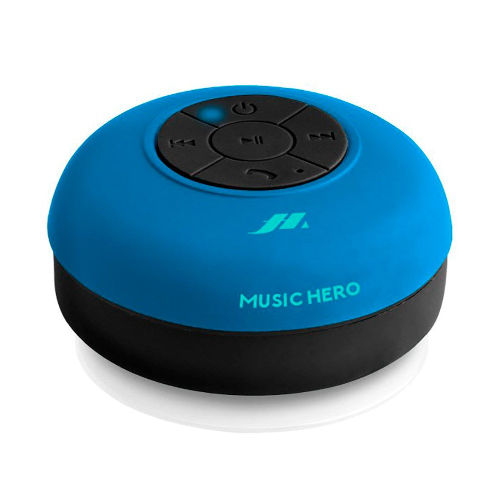 Music Hero Bluetooth-Høyttaler med Sugekopp - Blå