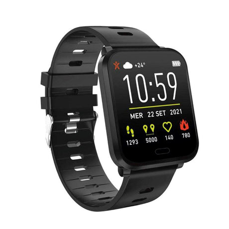 SBS Beat Spirit Smartwatch m. Søvnsporer & Skritteller - IP68 - Svart