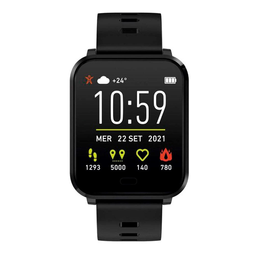 SBS Beat Spirit Smartwatch m. Søvnsporer & Skritteller - IP68 - Svart