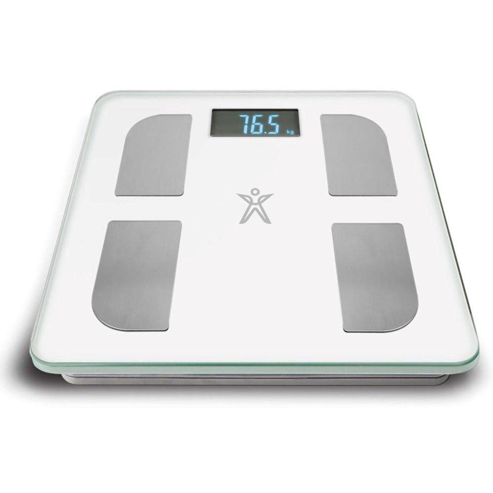 SBS Sport Digital Scale - Badevekt med Bluetooth Kroppsanalyse - Hvit