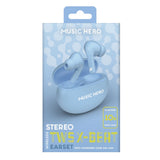 MUSIC HERO X-BEAT True Wireless In-Ear Hodetelefoner - Lyseblå