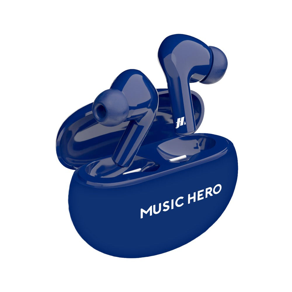 MUSIC HERO X-BEAT True Wireless In-Ear Hodetelefoner - Mørkeblå
