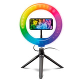 SBS Flerfarget LED Tripod Ring Light - Svart
