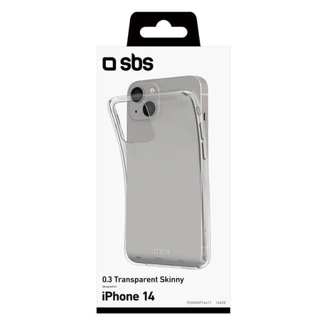 iPhone 14 / 13 SBS Skinny Bakdeksel - Gjennomsiktig