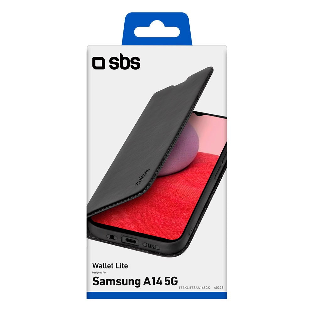 Samsung Galaxy A14 / A14 (5G) SBS Wallet Lite Deksel - Svart