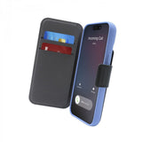 iPhone 14 Pro Max / 13 Pro Max Puro Folio Flip Deksel med Lommebok - MagSafe Kompatibel - Svart