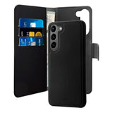 Samsung Galaxy S23 Puro Wallet Detachable 2-In-1 Deksel - Svart