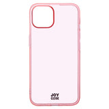 iPhone 14 / 13 Joy Case Fleksibelt Plast Deksel - Gjennomsiktig / Rosa