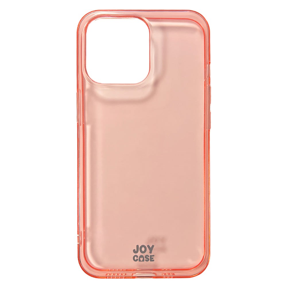 iPhone 13 Pro Joy Case Fleksibelt Plast Deksel - Gjennomsiktig / Pink