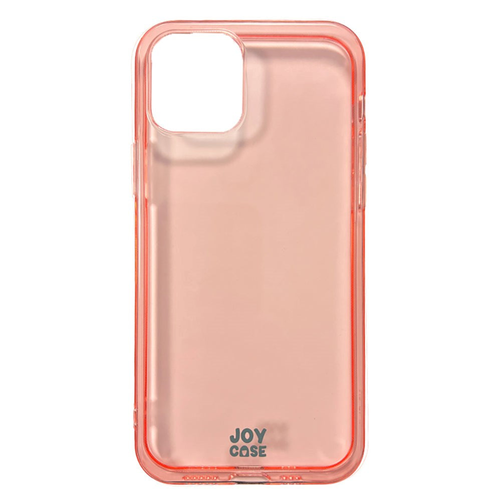 iPhone 12 / 12 Pro Joy Case Fleksibelt Plast Deksel - Gjennomsiktig / Pink