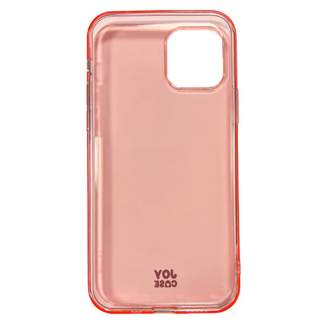 iPhone 12 / 12 Pro Joy Case Fleksibelt Plast Deksel - Gjennomsiktig / Pink