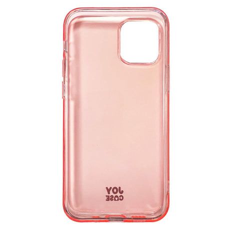 iPhone 12 Mini Joy Case Fleksibelt Plast Deksel - Gjennomsiktig / Pink