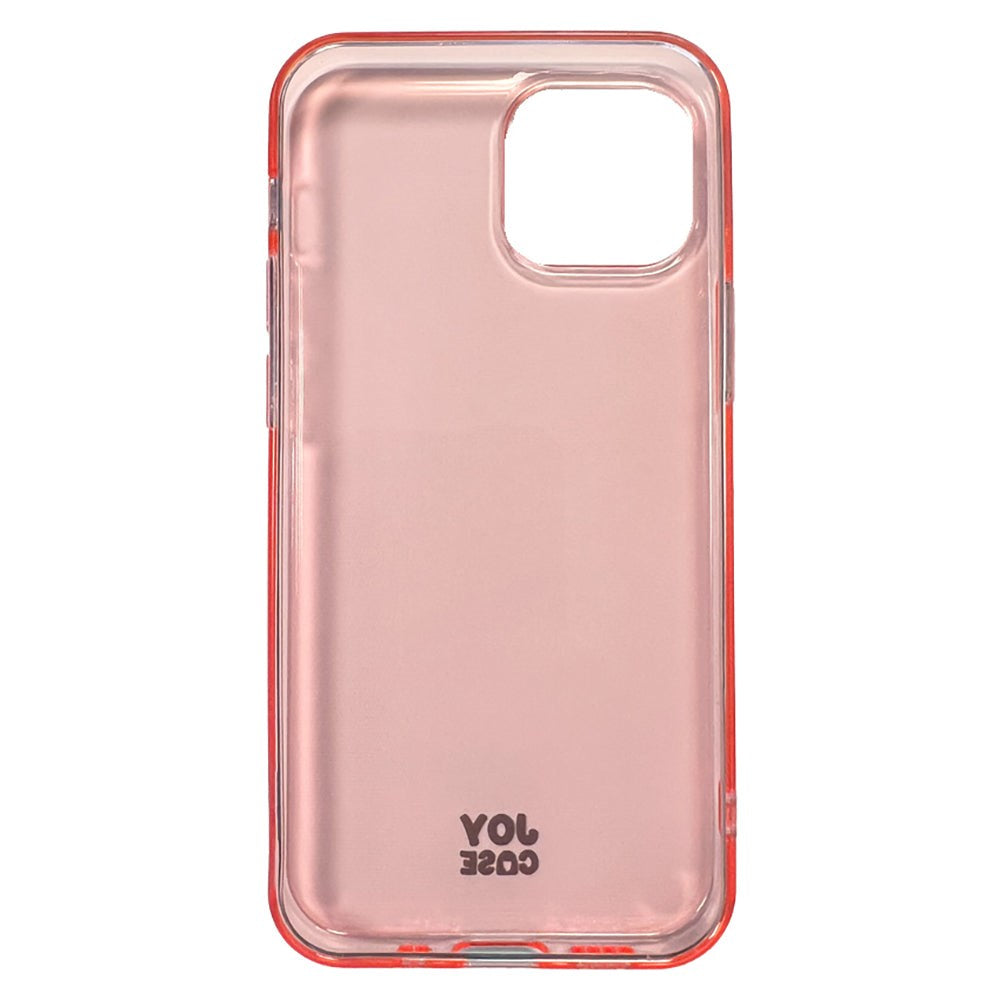 iPhone 13 Mini Joy Case Fleksibelt Plast Deksel - Gjennomsiktig / Pink