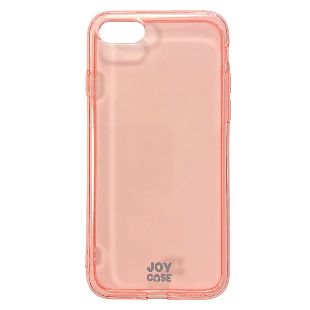 iPhone SE (2022 / 2020) / 8 / 7 / 6 / 6S Joy Case Fleksibelt Plast Deksel - Gjennomsiktig / Pink