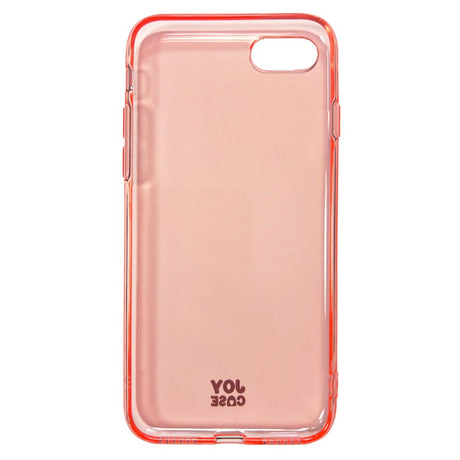 iPhone SE (2022 / 2020) / 8 / 7 / 6 / 6S Joy Case Fleksibelt Plast Deksel - Gjennomsiktig / Pink