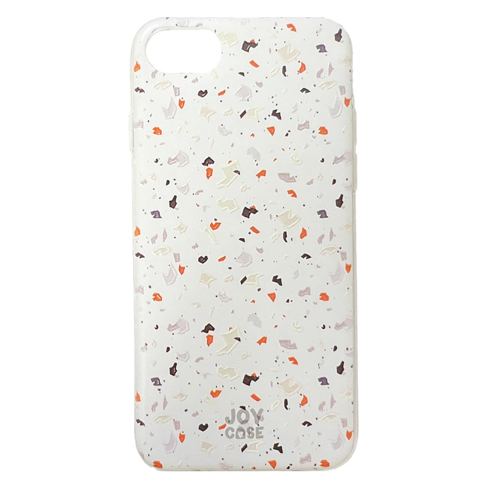 iPhone SE (2022 / 2020) / 8 / 7 Joy Case Fleksibelt Plast Deksel m. Trykk - Terrazzo