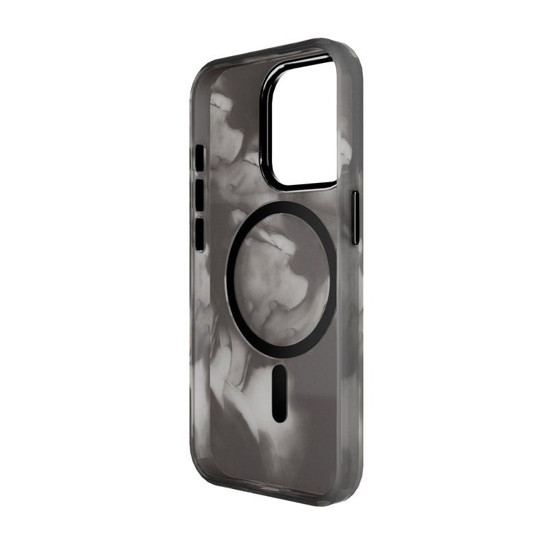 iPhone 15 Pro Puro AQUA Fleksibelt Plast Deksel - MagSafe Kompatibel - Svart