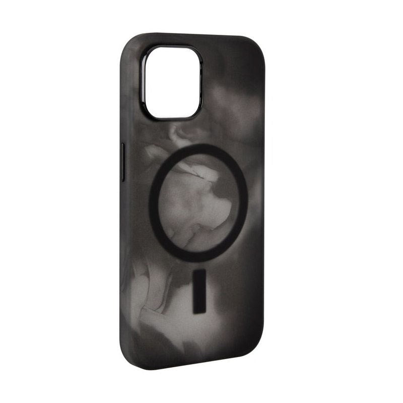 iPhone 15 Pro Puro AQUA Fleksibelt Plast Deksel - MagSafe Kompatibel - Svart