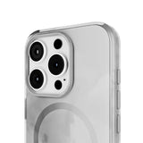 iPhone 15 Pro Puro AQUA Fleksibelt Plast Deksel - MagSafe Kompatibel - Grå