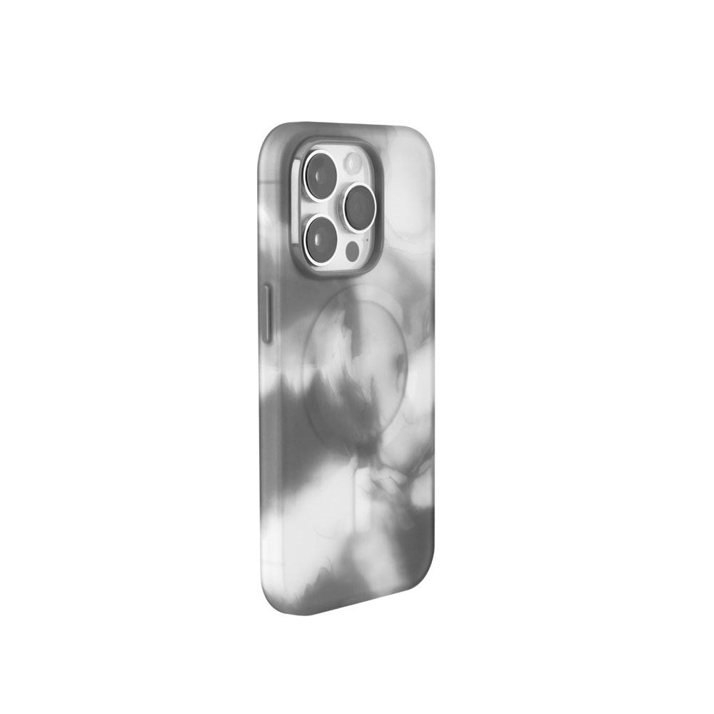 iPhone 15 Pro Max Puro AQUA Fleksibelt Plast Deksel - MagSafe Kompatibel - Grå