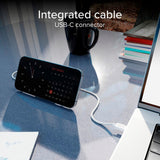 SBS 15W Qi2 Trådløs Lader m. Stativ - MagSafe Kompatibel - Hvit