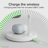 SBS Qi2 2-i-1 Magnetisk Trådløs Lader - MagSafe Kompatibel - Hvit