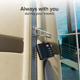 TSA-Hengelås Kompatibel med Apple FindMy - GPS & Bluetooth-Sporing - Svart