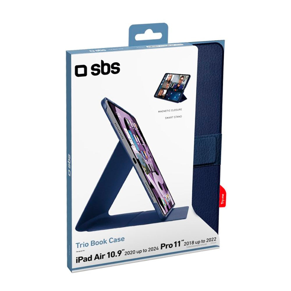 SBS iPad Air 10.9-11" (2024-2020) Book Pro Case - Blå