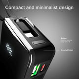 SBS - 20W LCD PowerBank m. 1x USB-A & 1x USB-C - 10.000 mAh - Svart