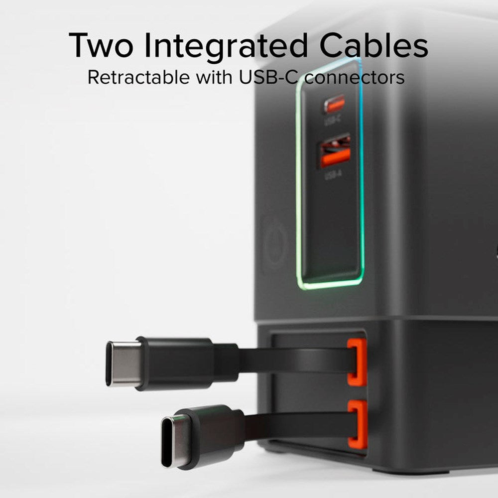 SBS 6-i-1 Trådløs Ladedokk - MagSafe Kompatibel - Svart