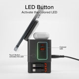 SBS 6-i-1 Trådløs Ladedokk - MagSafe Kompatibel - Svart