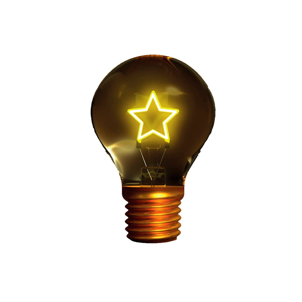 SBS Bærbar Oppladbar Pære Bordlampe - Stjerne