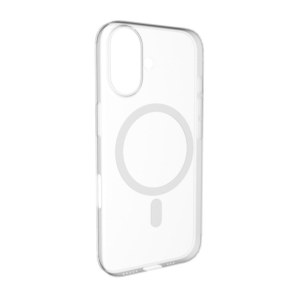 iPhone 17 PURO LITE MAG Hybrid Deksel - MagSafe Kompatibel - Gjennomsiktig / Hvit