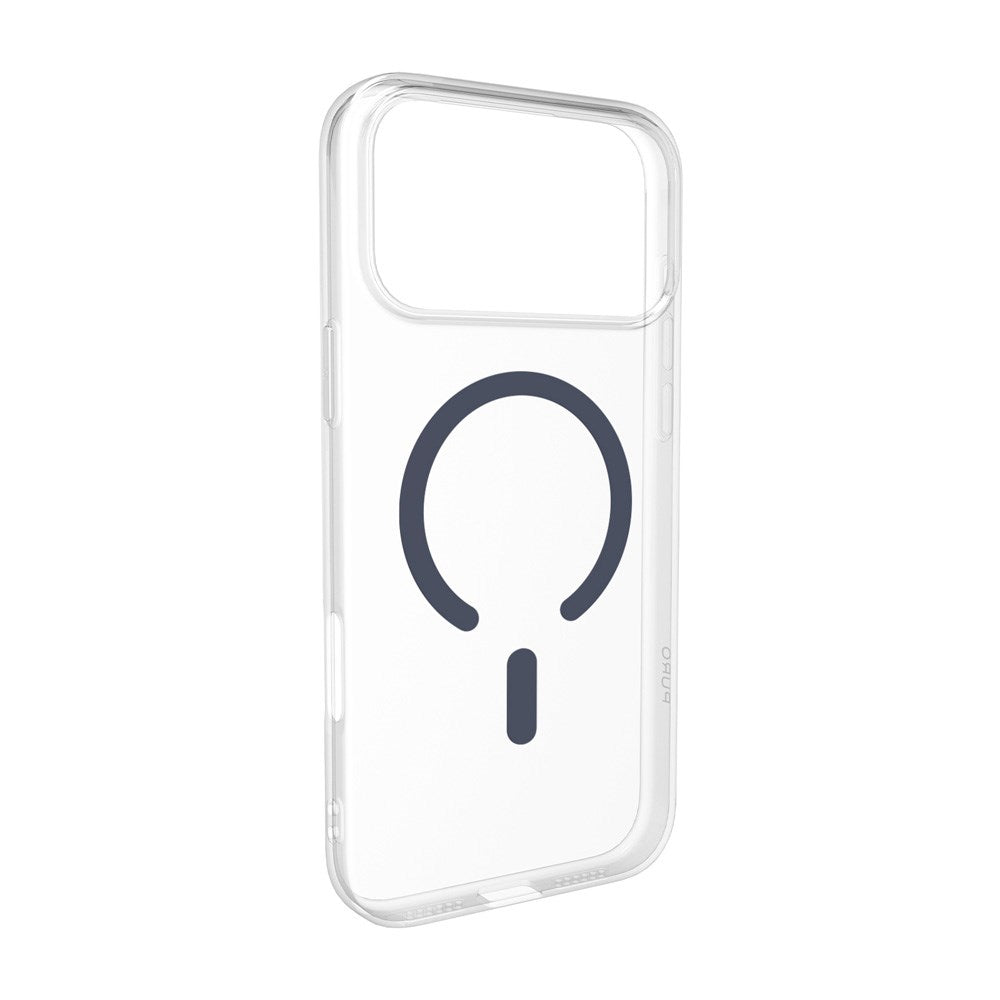 iPhone 17 Pro PURO LITE MAG Hybrid Deksel - MagSafe Kompatibel - Gjennomsiktig / Blå