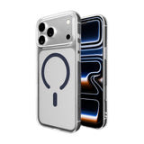 iPhone 17 Pro PURO LITE MAG Hybrid Deksel - MagSafe Kompatibel - Gjennomsiktig / Blå