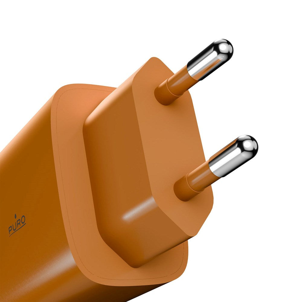 Puro Pro Lite Vegglader 30W med 1 x USB-C & Power Delivery - Oransje
