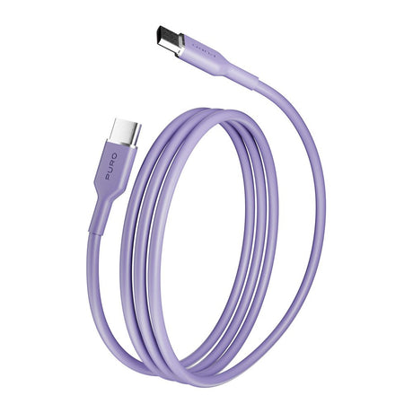 Puro ICON USB-C til USB-C-Kabel med 25W – 1,5m – Lilla