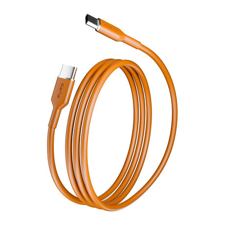 Puro ICON USB-C til USB-C-Kabel med 25W – 1,5m – Oransje