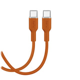 Puro ICON USB-C til USB-C-Kabel med 25W – 1,5m – Oransje