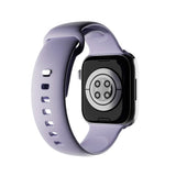 Apple Watch (38/40/SE/41/42mm) Puro ICON Silikon Klokkerem - Lavender Blue
